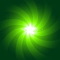 Vibrant green light burst background with shiningc