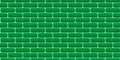 Vibrant Green Seamless Brick Wall Pattern Vector Background for Modern Digital Design Projects. Royalty Free Stock Photo