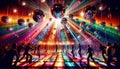 Glittering Celebration: A Mesmerizing Dance Under the Disco Ball