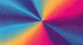 Vibrant Halftone Radial Starburst Background Royalty Free Stock Photo