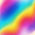 Vibrant Halftone Rainbow Gradient Background Royalty Free Stock Photo