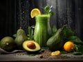 Indulge in Green: Nutrient-Rich Avocado, Spinach, and Chia Smoothie Recipe!