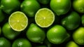 A pile of limes background Royalty Free Stock Photo