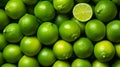 A pile of limes background Royalty Free Stock Photo