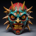 Colorful Demon Mask Inspired By Abstract Sculptor Brian Sum