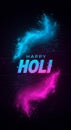 A vibrant Holi celebration in colors and joy Royalty Free Stock Photo