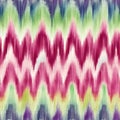 Vibrant Ikat Style Woven Pattern On Paper - High Resolution