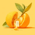 Fresh Juicy Oranges - Delicious Fruit Illustration Royalty Free Stock Photo