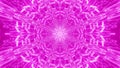 Vibrant illustration of purple toned kaleidoscope background