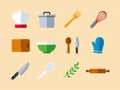 Kitchen Utensils and Tools Illustration Royalty Free Stock Photo