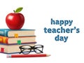 Celebrating dedicated educators on teacher\'s day Royalty Free Stock Photo
