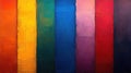 Rainbow Layers: Abstract Colorful Wall Texture Background Royalty Free Stock Photo