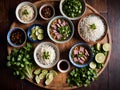 Vibrant Ingredients for Authentic Vietnamese Pho Royalty Free Stock Photo