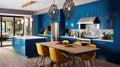 vibrant interior design kitchen