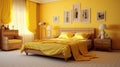 vibrant interior design yellow