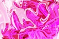 vibrant interplay of hues with liquid abstract pattern, plastic pink and black graphics, color art form, and digital background Royalty Free Stock Photo