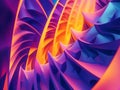 A vibrant and intricate abstract background featuring a mesmerizing fractal design