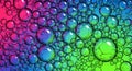 Colorful bubbles abstract iridescent pattern Royalty Free Stock Photo