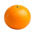 A close up of an orange