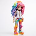 Jennifer: A Hyper-realistic Vinyl Toy With Rainbow Hair