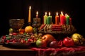 Vibrant Kwanzaa Celebration Background.