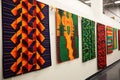 vibrant kwanzaa-themed textile patterns showcased on panels