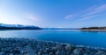 A Vibrant Lake Pukaki Sunset Royalty Free Stock Photo