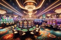 Vibrant Las Vegas Casino Interior
