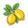 Vibrant Lemon Sticker Art: A Feminine Twist On Traditional 2d Game Art