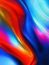 Vibrant Light Waves A Colorful Symphony in Abstract Art Royalty Free Stock Photo