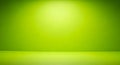 Vibrant lime green studio background spotlighted Royalty Free Stock Photo