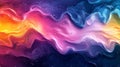 Vibrant Liquid Gradient with Cosmic Aesthetic Royalty Free Stock Photo