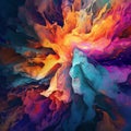 Vibrant Liquid Splash Wallpaper With Ethereal And Dreamlike Atmosphere
