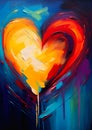 Vibrant Love: A Colorful Collision of Heartbreak and Passion