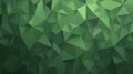 Vibrant low poly design featuring green and black triangles, perfect for modern background visuals and creative projects Royalty Free Stock Photo