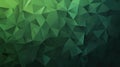 Vibrant low poly design featuring green and black triangles, perfect for modern background visuals and creative projects Royalty Free Stock Photo