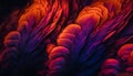 Vibrant Macaw wing design oozes elegance and creativity generated by AI