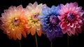 vibrant macro flowers