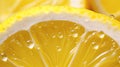 vibrant macro lemon yellow