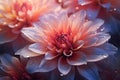 Vibrant Macro shot flower. Generate Ai