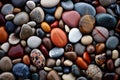 Vibrant Macro stones colorful. Generate Ai