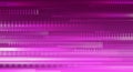 Vibrant magenta digital background with horizontal motion lines, binary code, and abstract tech elements creating a futuristic Royalty Free Stock Photo