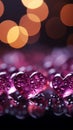 Vibrant magenta hues blend with sparkling bokeh, forming a panoramic Valentines backdrop