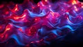 Vibrant Magenta and Midnight Blue Neon Lights Abstract Pattern