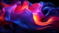 Vibrant Magenta and Midnight Blue Neon Lights Abstract Pattern