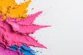 Vibrant makeup powder explosion Royalty Free Stock Photo