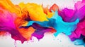 Vibrant marble paint ink splash for dynamic background design and artistic projects Royalty Free Stock Photo