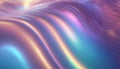 Vibrant and mesmerizing abstract holographic wave pattern