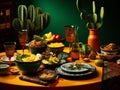 Vibrant Mexican Fiesta: Unveiling The Essence of Traditional Decor and Colorful Cacti