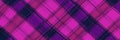 A vibrant and modern abstract pattern featuring a purple plaid tartan design The overlapping diagonal lines create a dynamic and Royalty Free Stock Photo